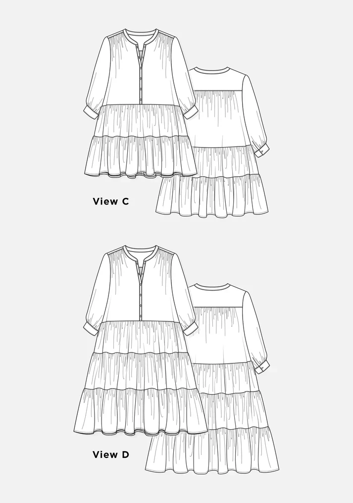 Poppy Dress / 0 - 18 / Printed Pattern - Image 5