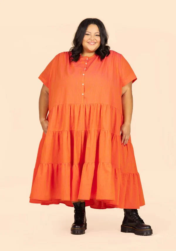 Poppy Dress / 14 -32 / Printed Pattern - Image 7