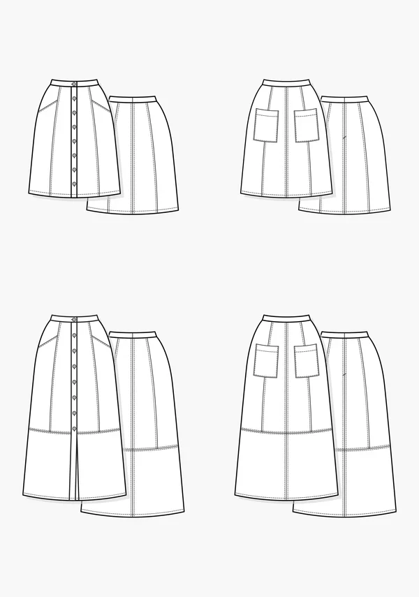 Reed Skirt / Standard / Printed Pattern - Image 2