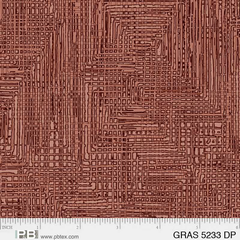 Grass Roots / Grasscloth / Light Burgundy