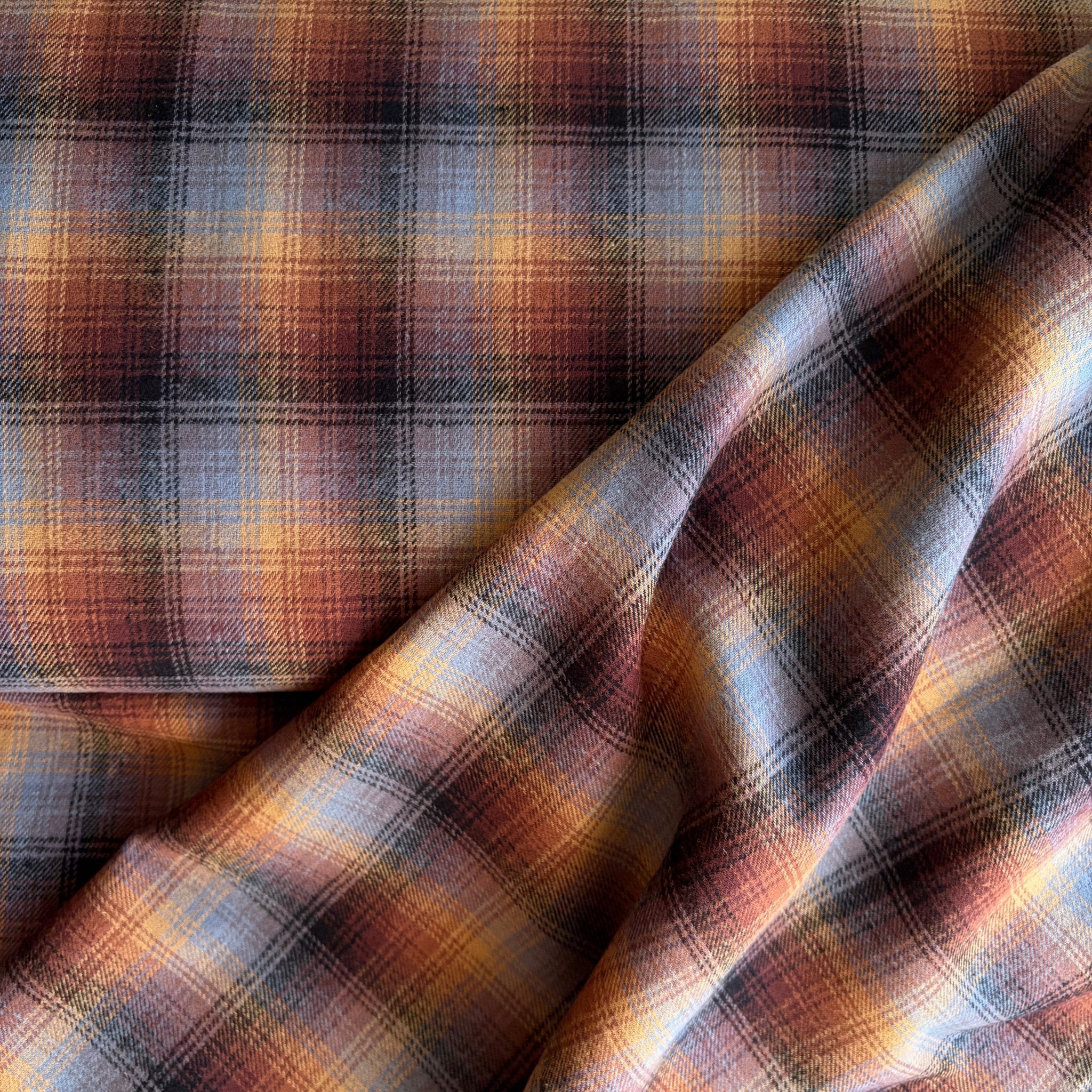 Harvest Gold Plaid Flannel