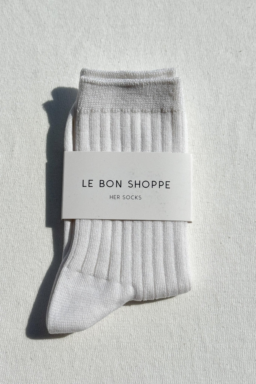 Her Socks / Classic White - Image 3