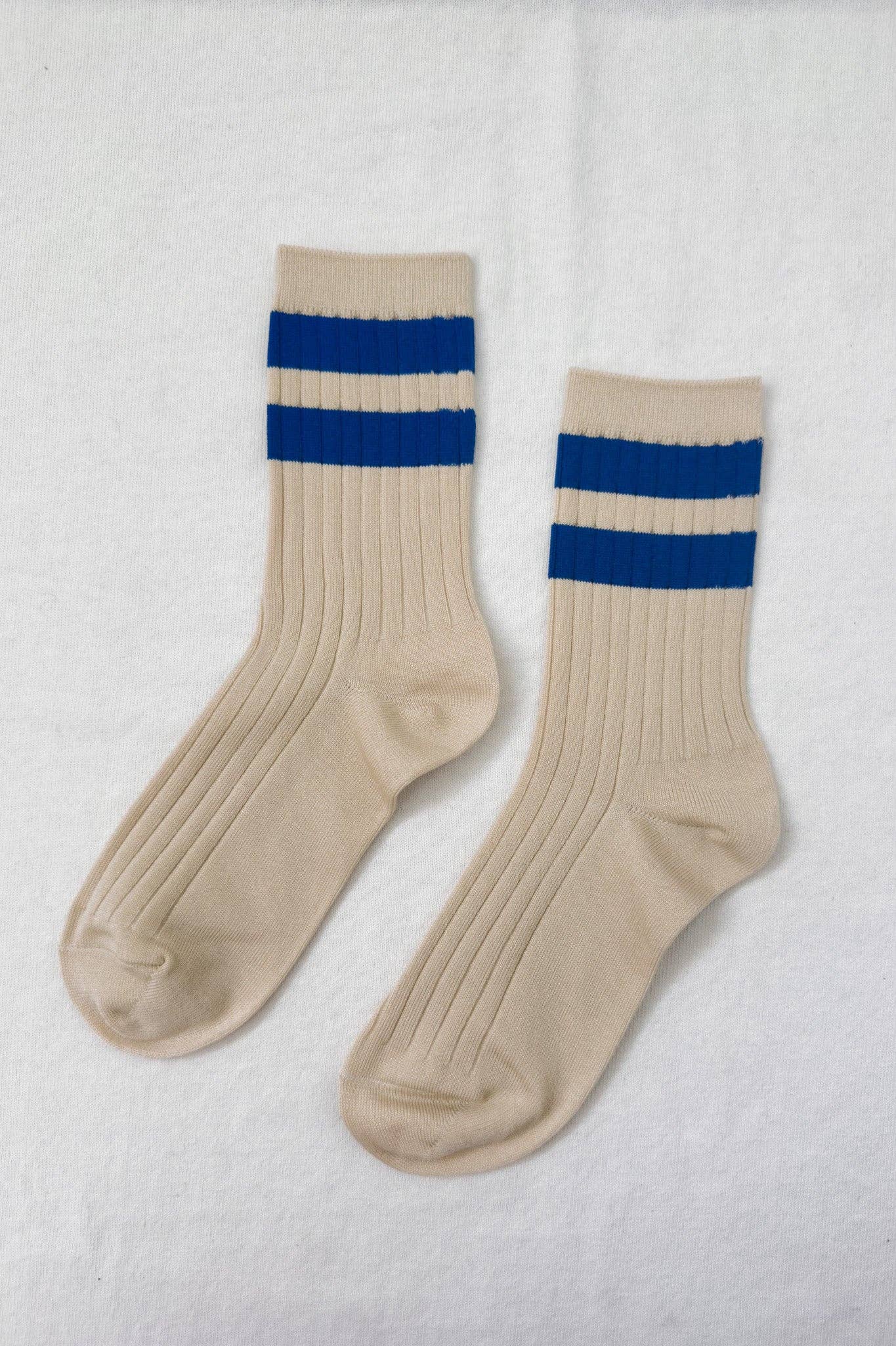 Her Varsity Socks  / Azure - Image 2