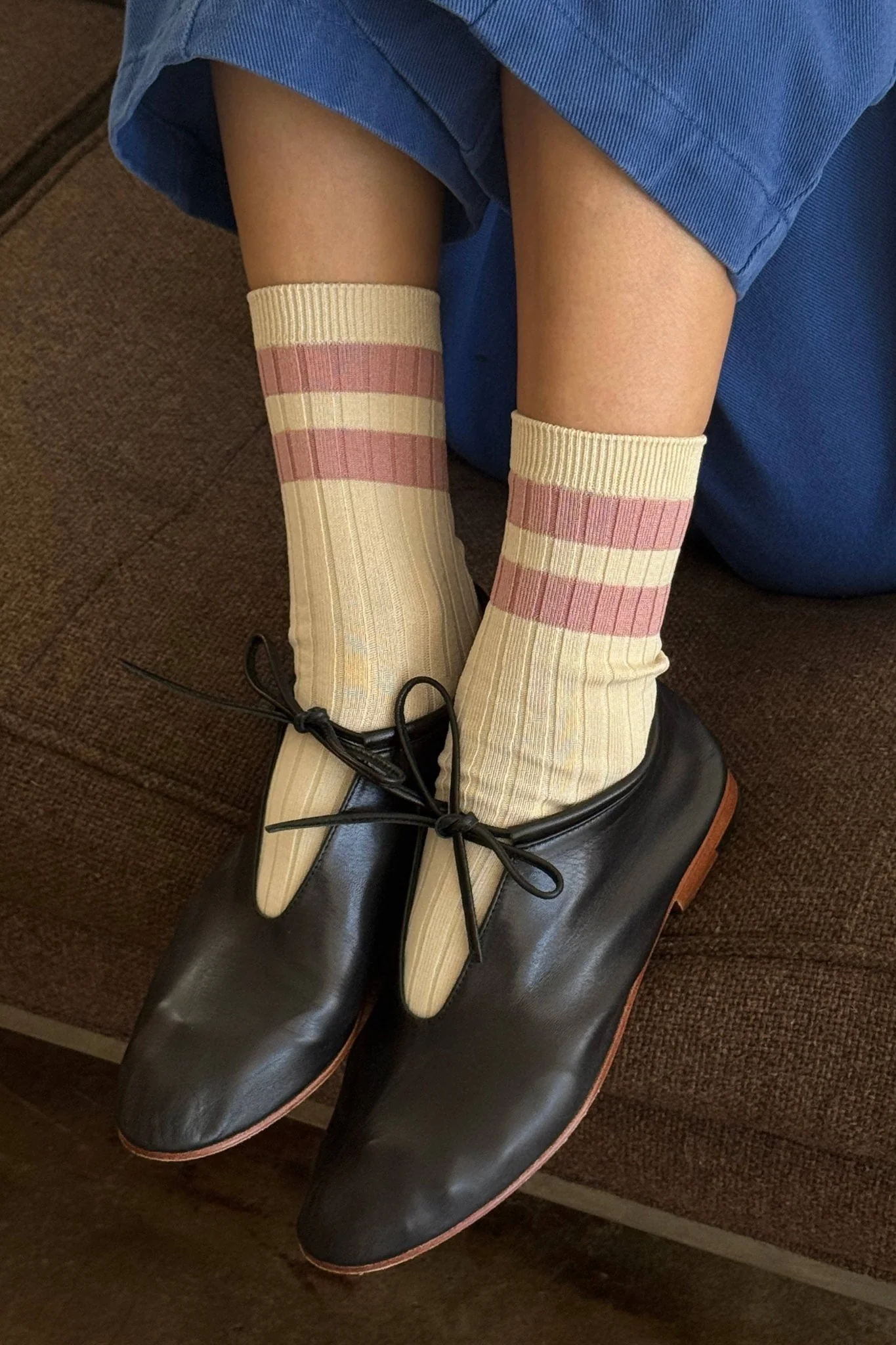 Her Varsity Socks / Rose - Image 3
