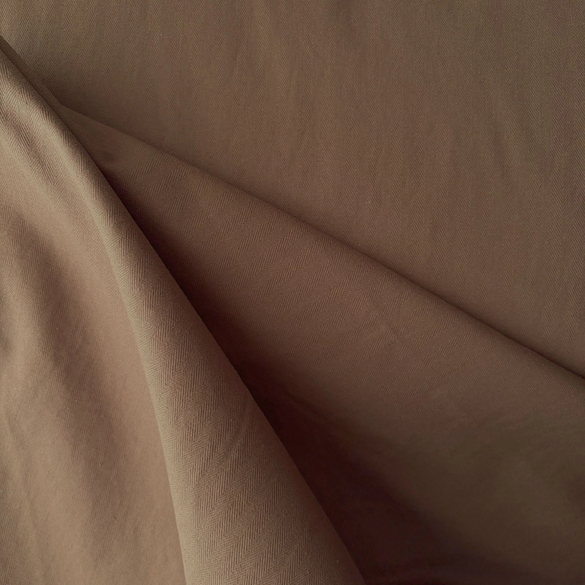 Herringbone Linen / Hazelnut