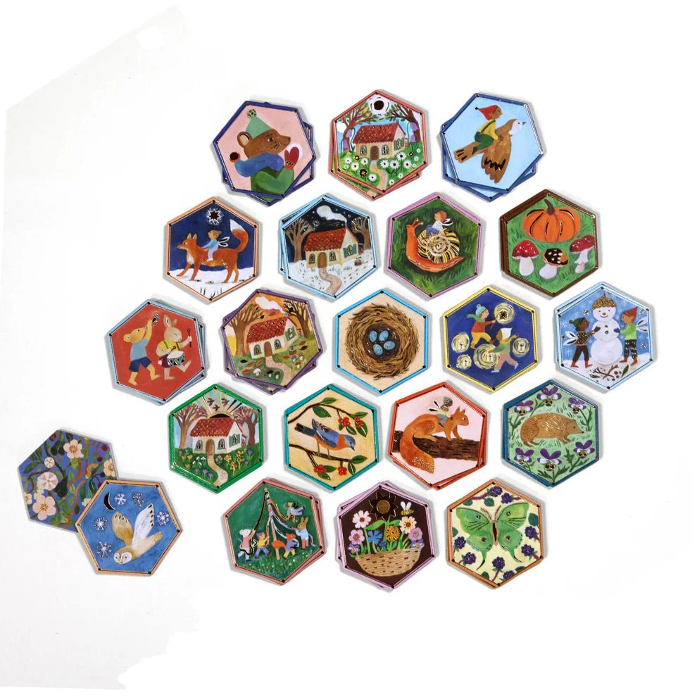 Cottage Fairies Hexagon Matching Game - Image 3