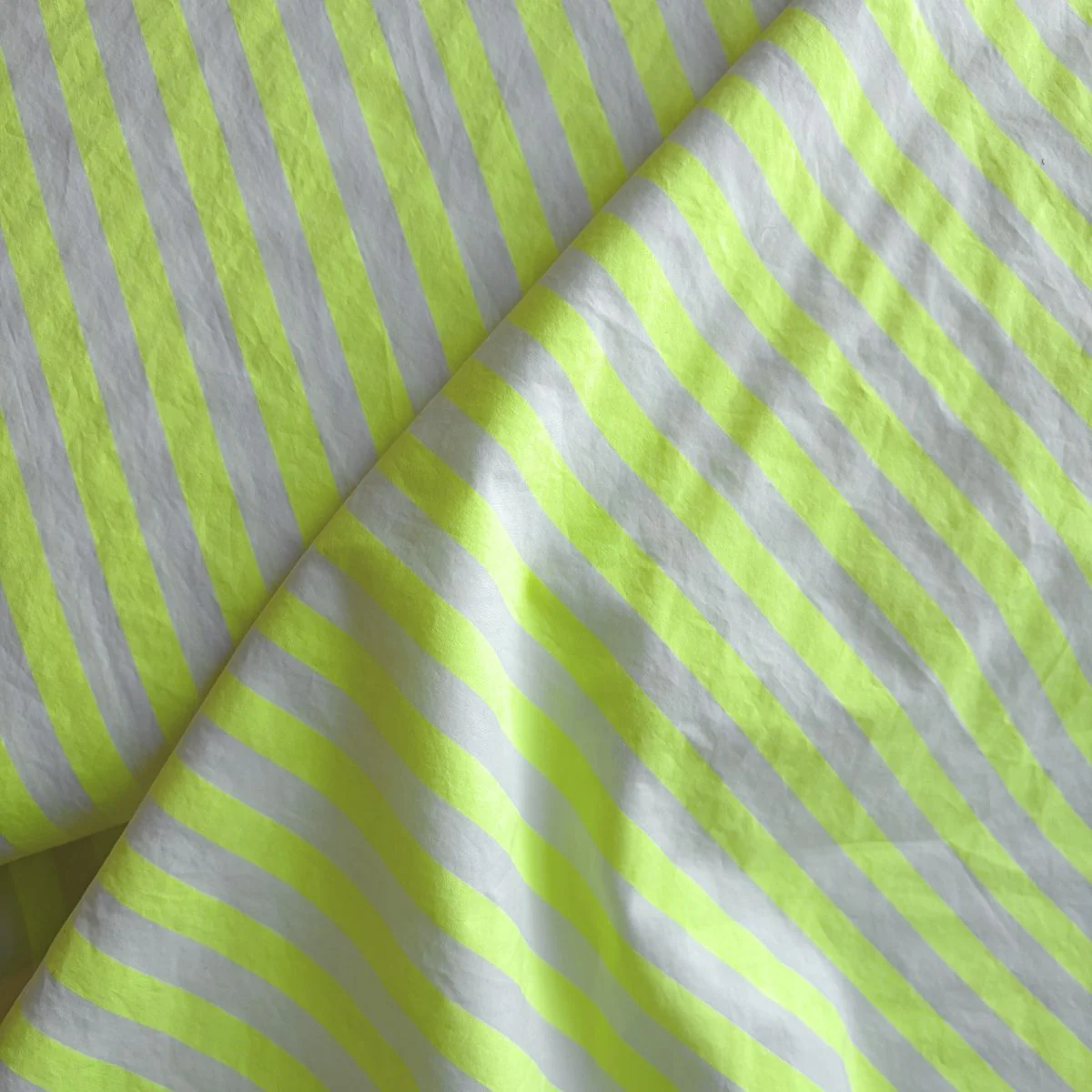 Flare Striped Poplin / Yellow
