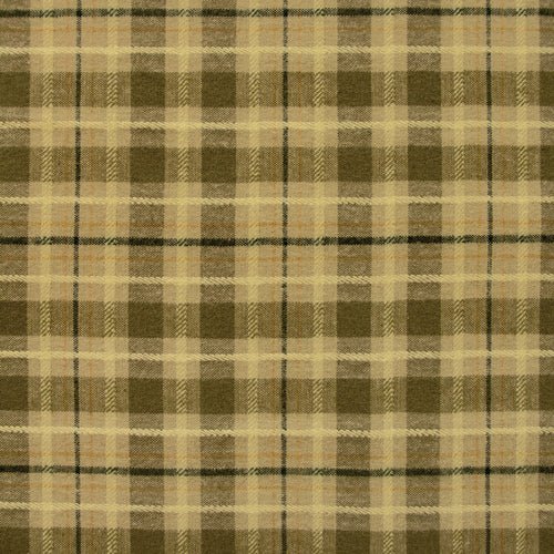 Highlands Flannel / Check Plaid / Olive Jam