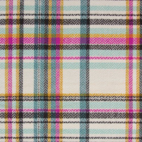 Highlands Flannel / Sketch Plaid / Tealberry