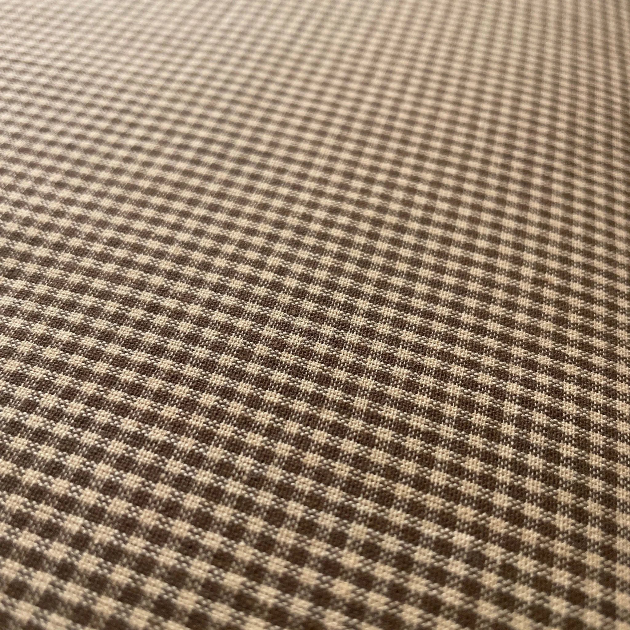 Homespun Brown Mini Gingham - Image 2