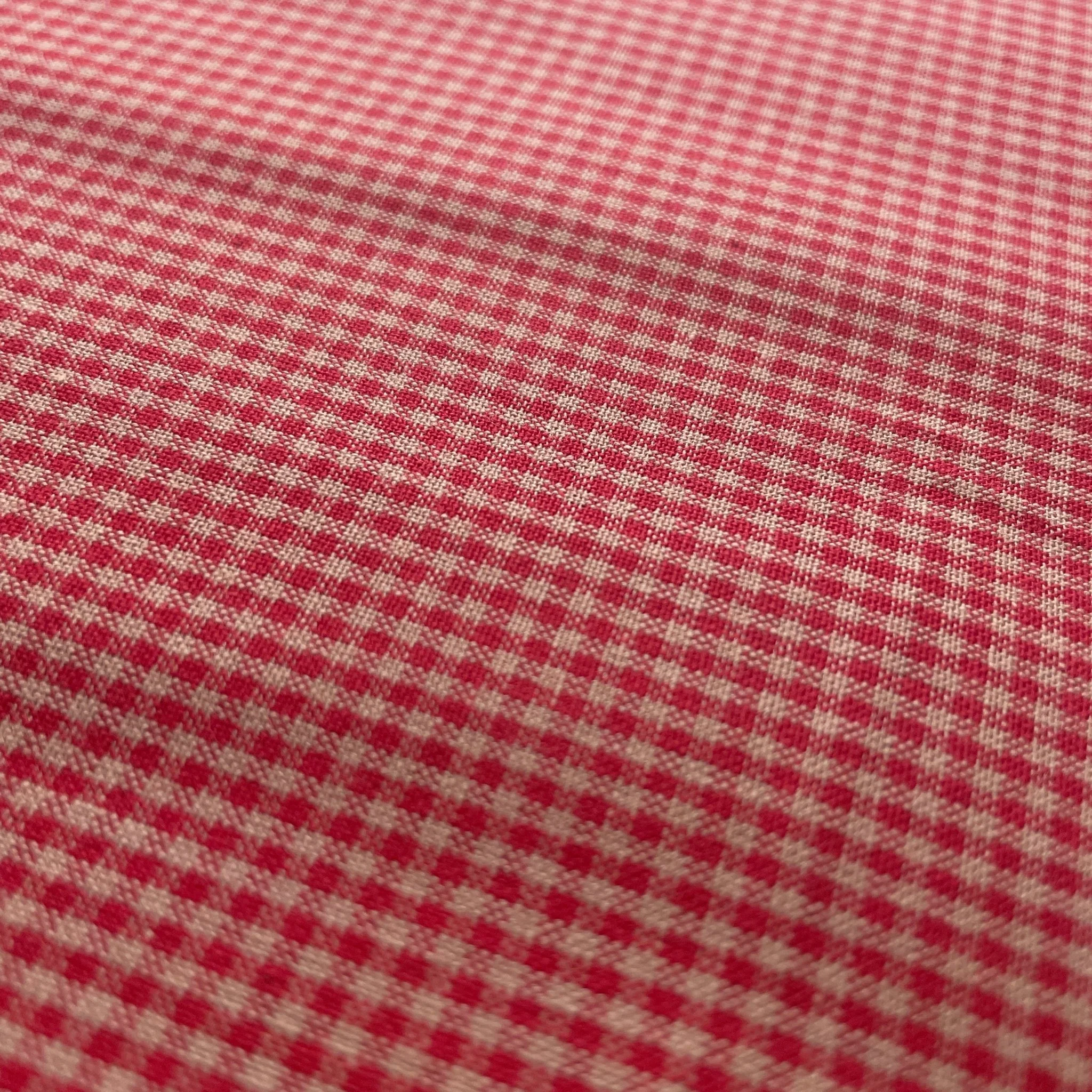 Homespun Vermilion Mini Gingham - Image 2