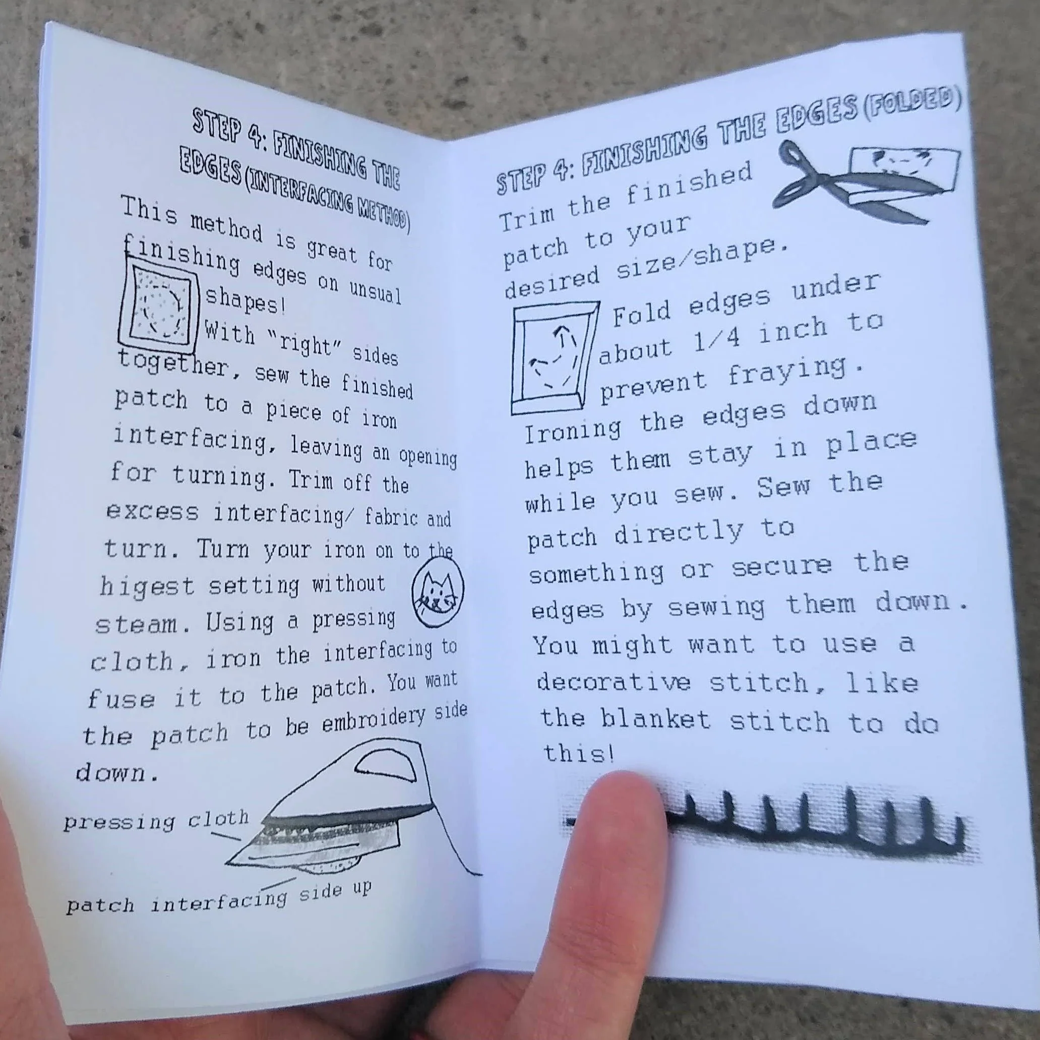 How to Make an Embroidered Patch with Your Own Art Mini Zine - Image 2