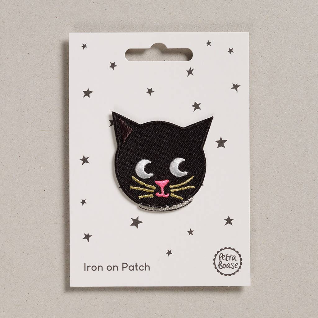 Iron on Black Cat Patch