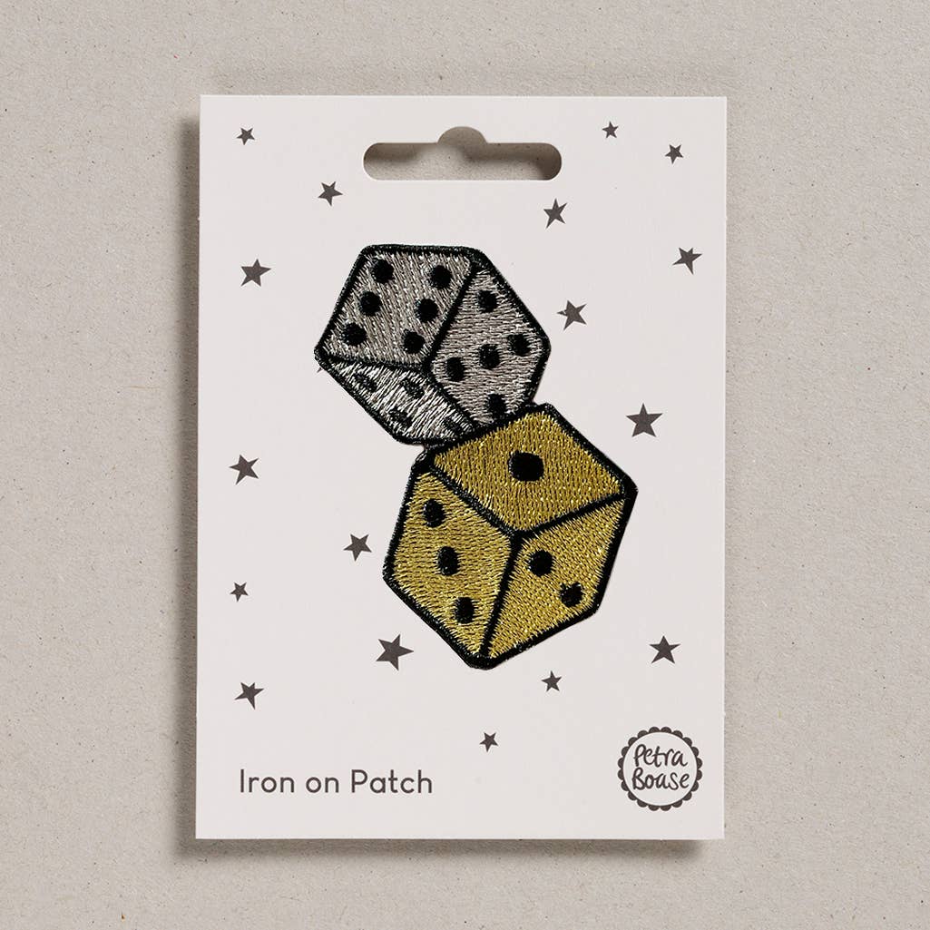 Iron on Patch  - Dice