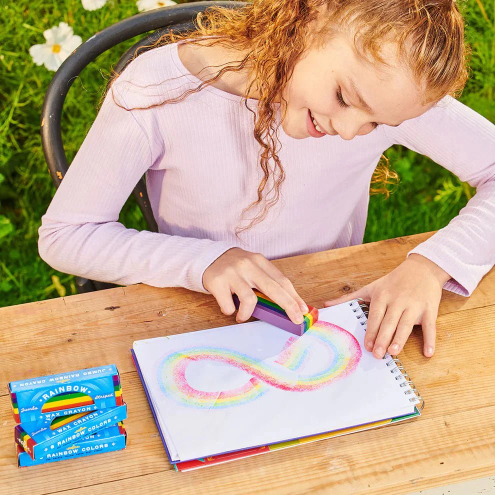 Jumbo Striped Wax Crayon / Fluorescent - Image 3