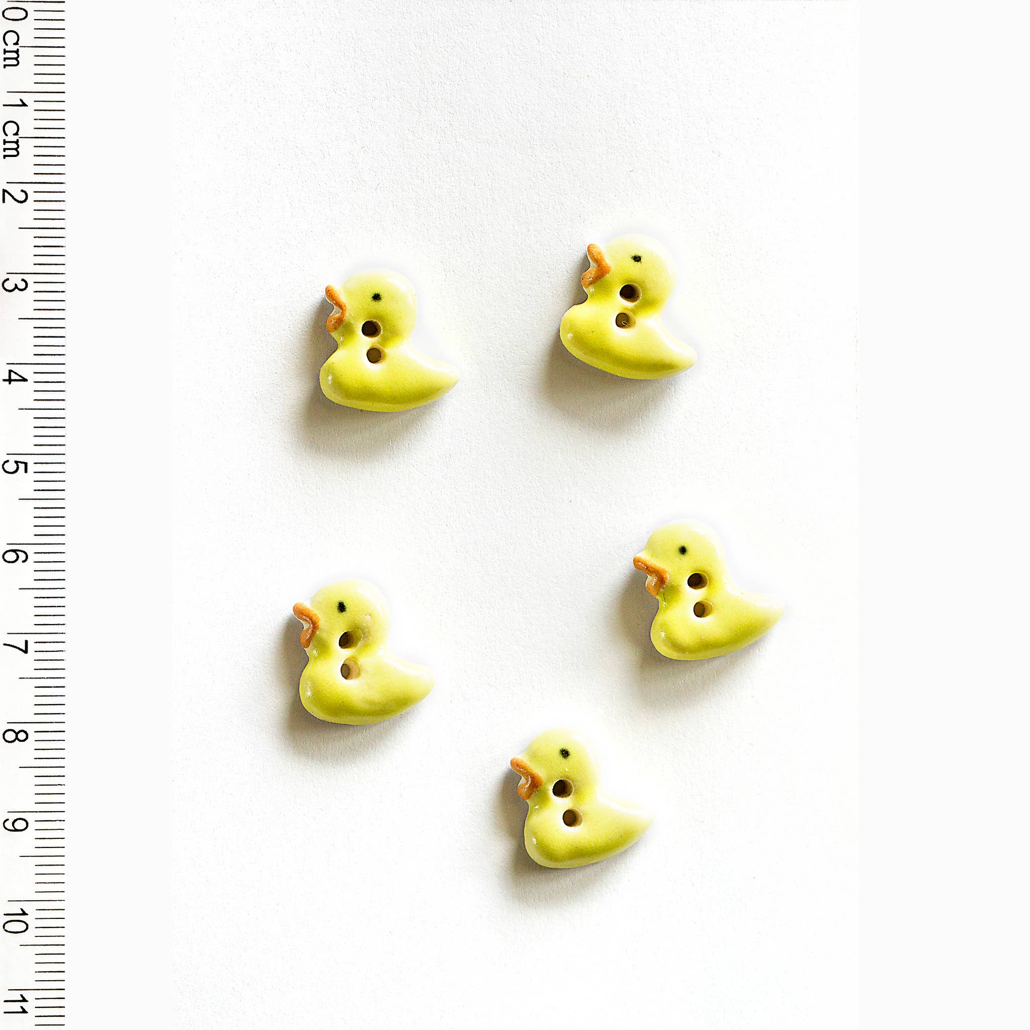Yellow Duckling Buttons