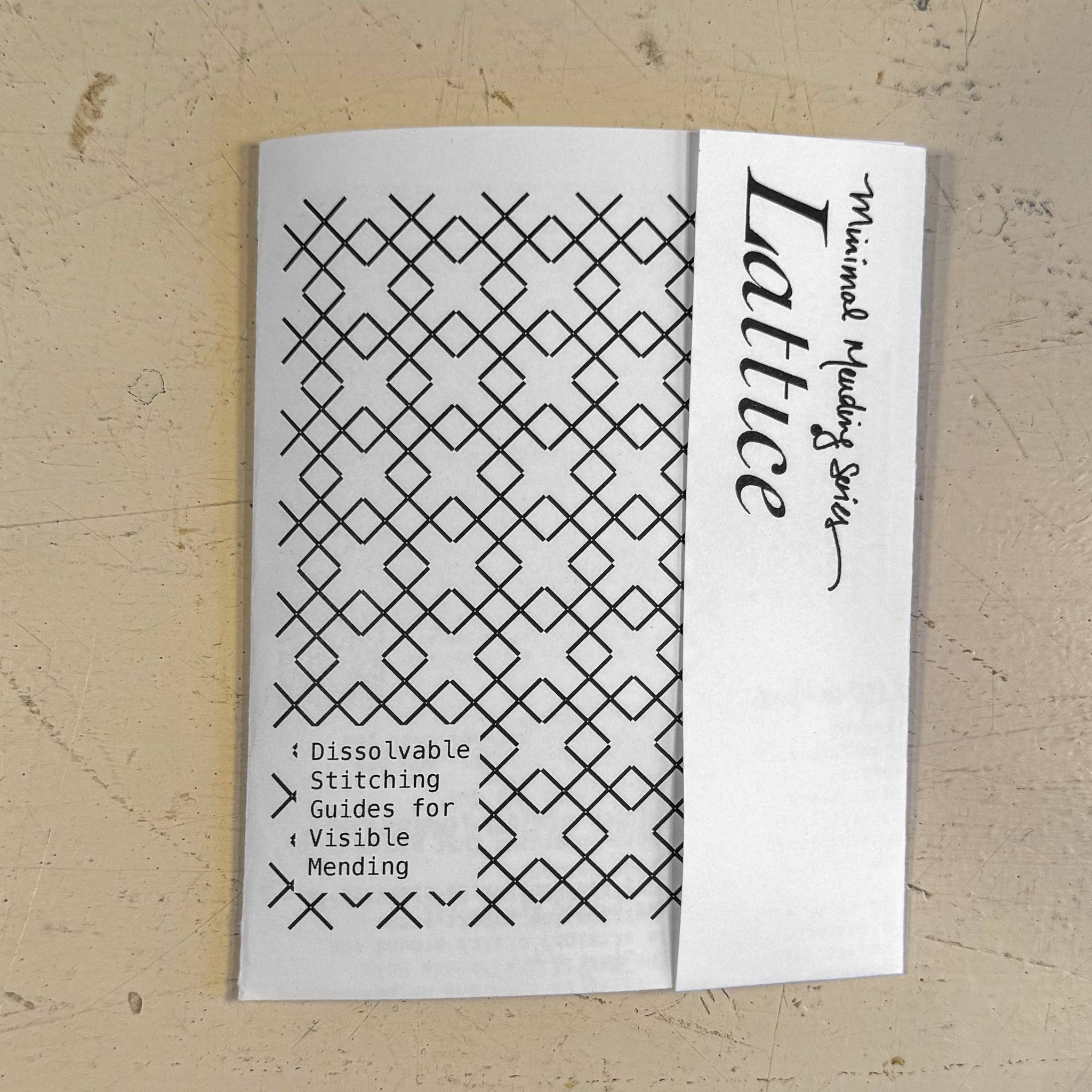 Minimal Mending + Embellishment Transfer / Lattice