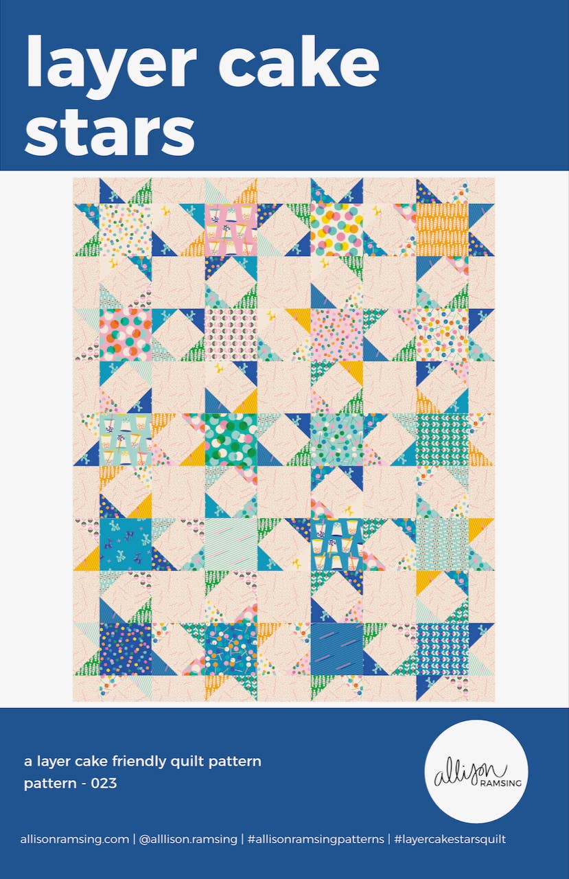 Layer Cake Stars / Printed Quilt Pattern