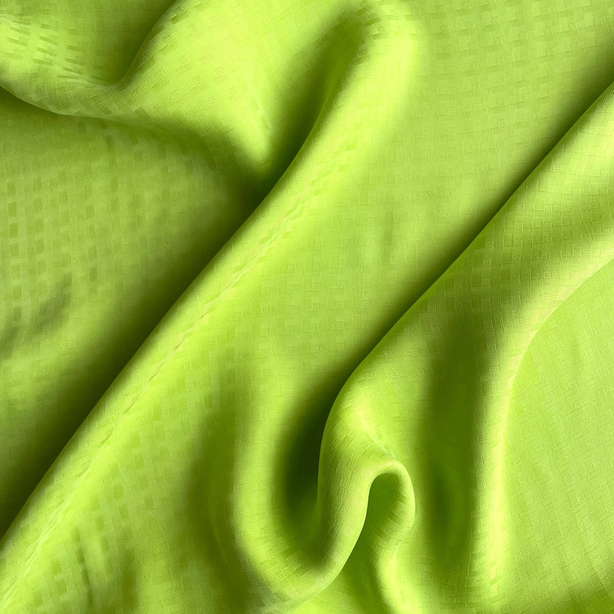 Lime Textured Bemberg - Image 3