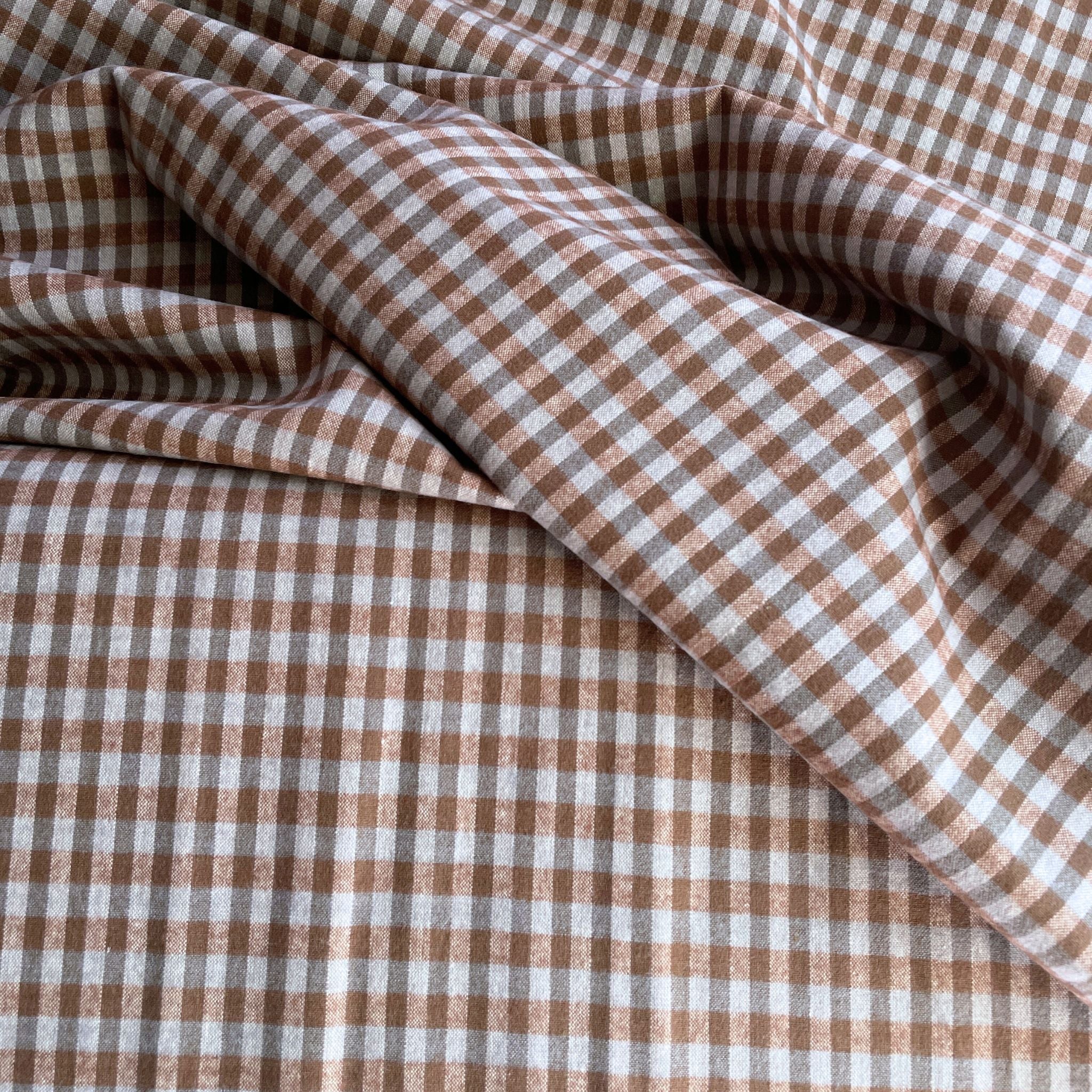 Lincolnshire Brushed Cotton / Grey & Nutmeg