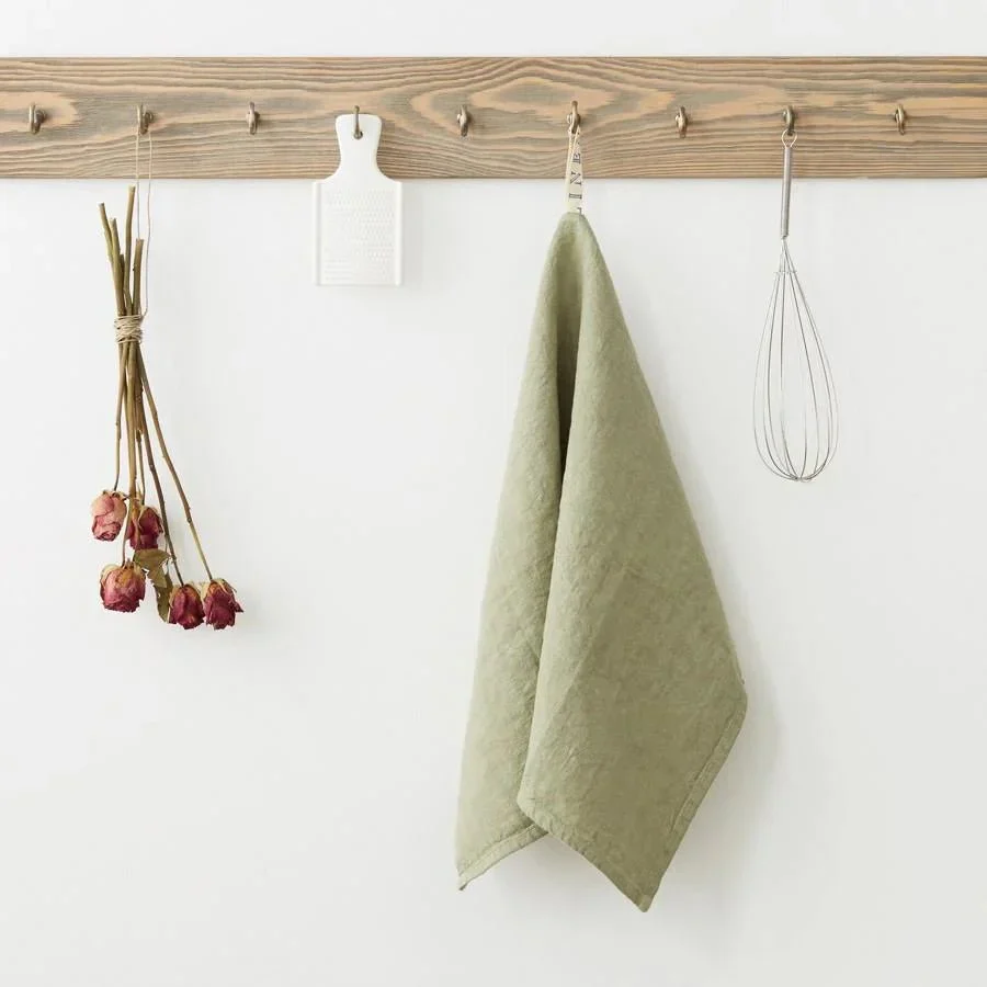 Linen Kitchen Towel / Sage