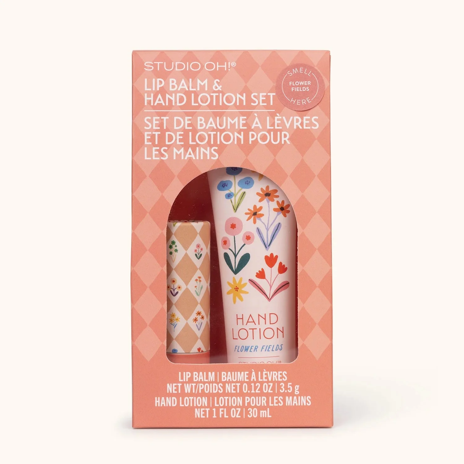 Lip Balm & Hand Lotion Set / Meadow Lane / Flower Fields