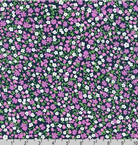 London Calling Cotton Lawn / Berry 9