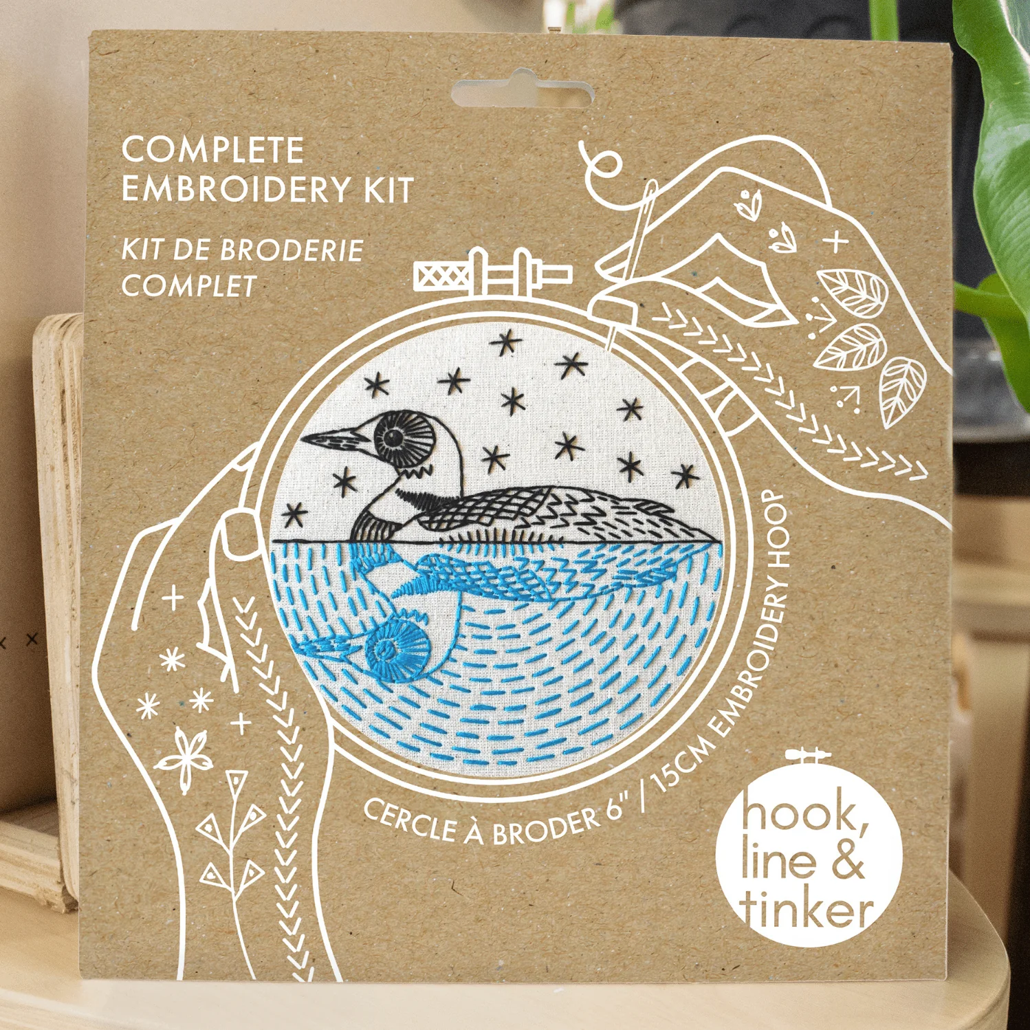Loon Complete Embroidery Kit - Image 2