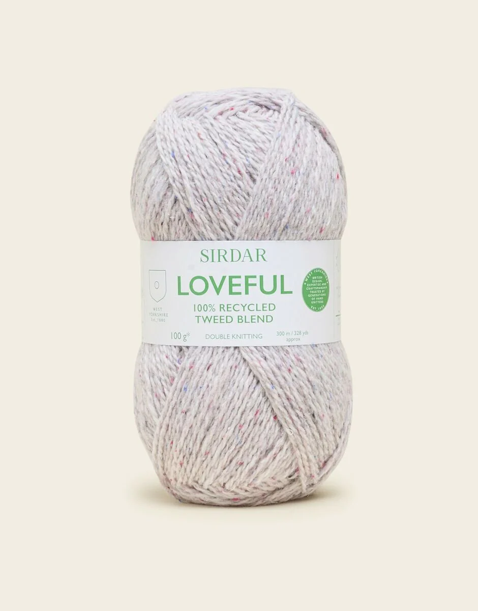 Loveful Recycled Tweed / Silver