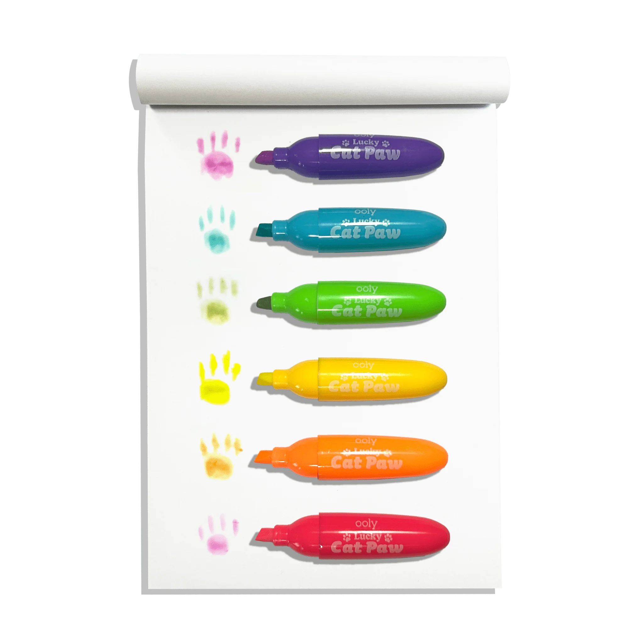 Lucky Cat Paw: Neon Highlighters - Berry Scent (Set of 6) - Image 5