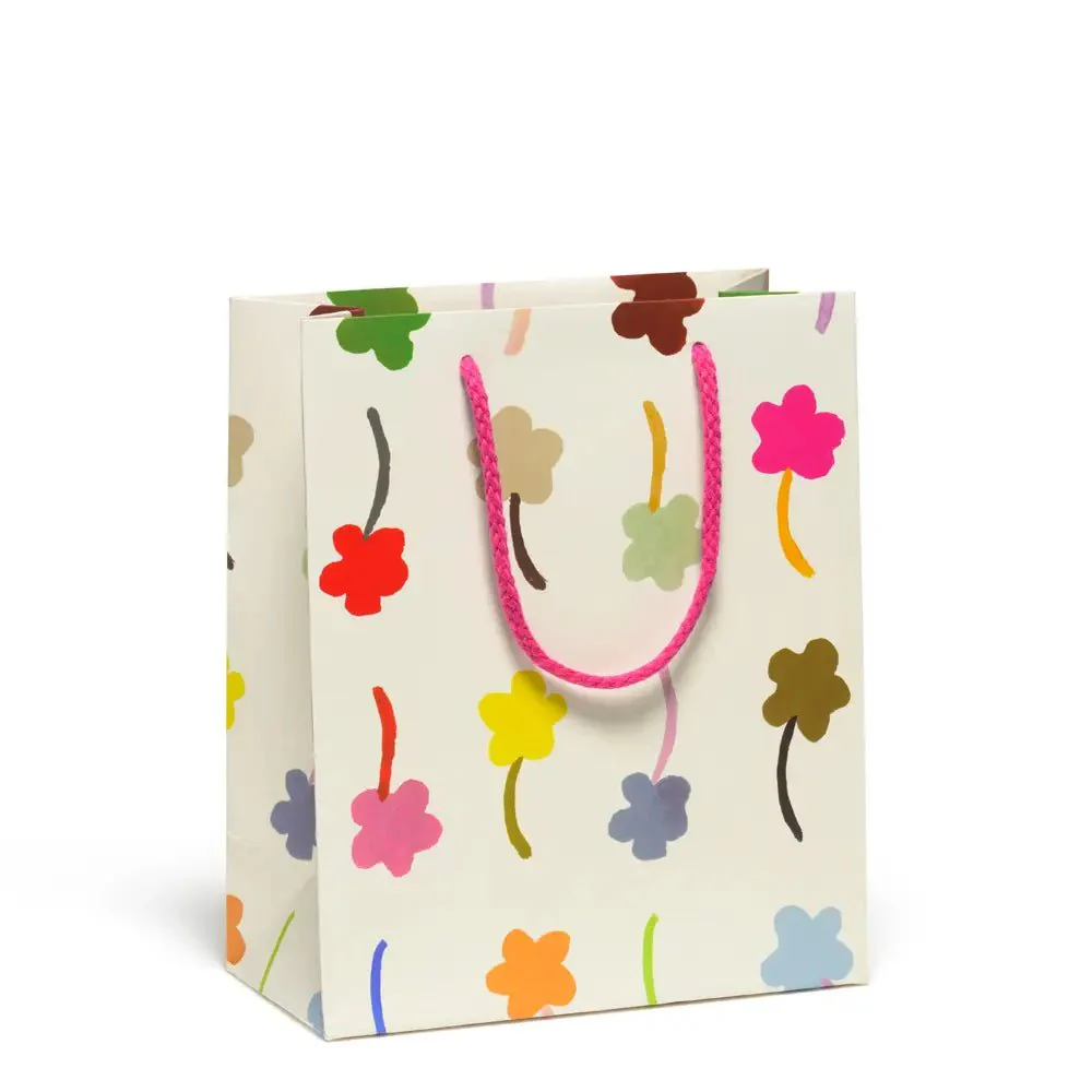 Medium Gift Bag / Flipping Flowers by Emily Isabella