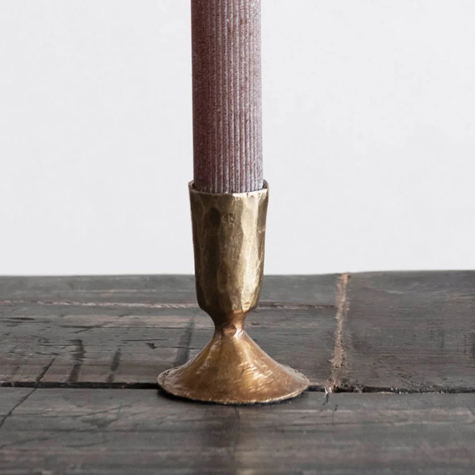 Metal Taper Holder / Gold