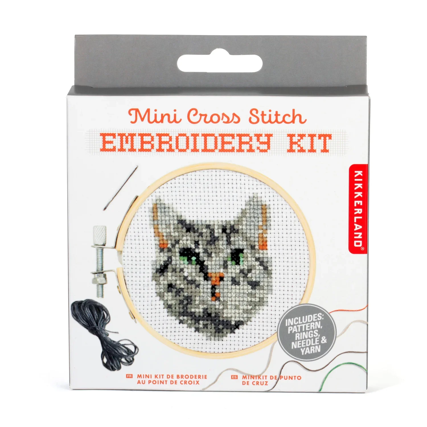 Mini Cross Stitch Embroidery Kit / Rose - Image 2