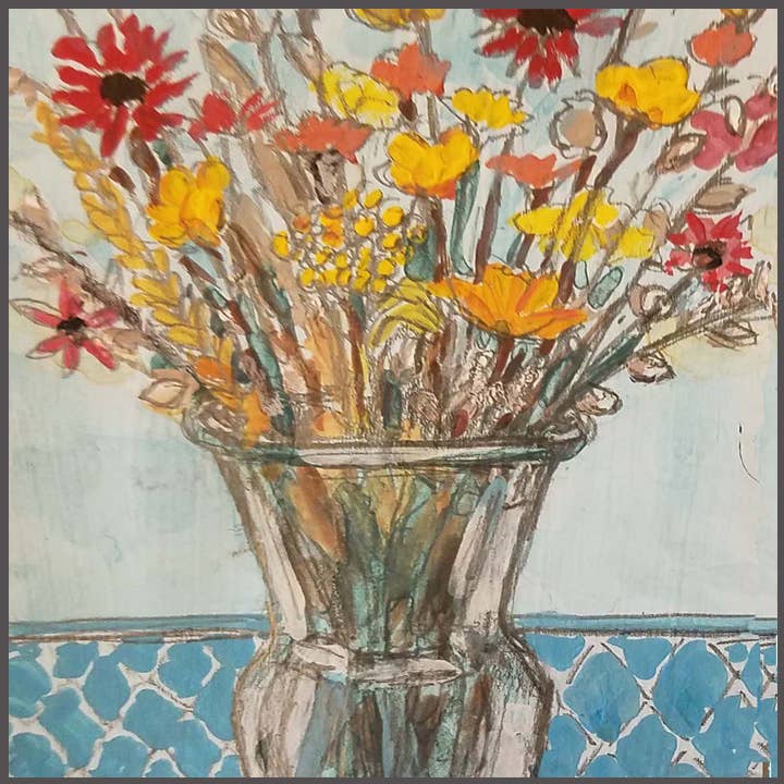 Mini Magnets / Flowers in Vase