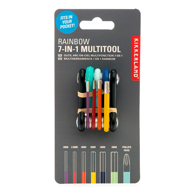 Mini Rainbow 7 in 1 Tool Set