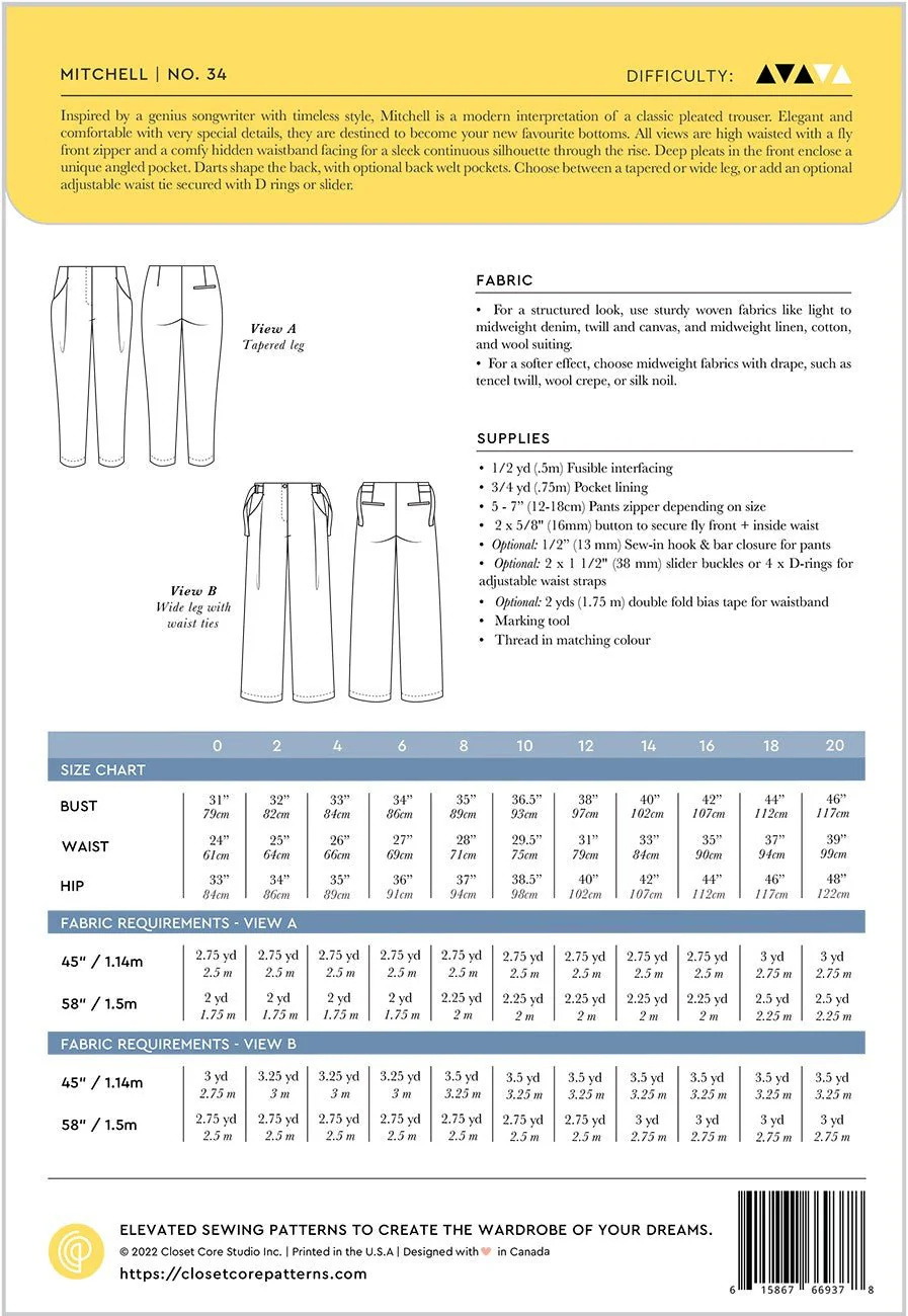 Mitchell Trousers / Printed Pattern - Image 2