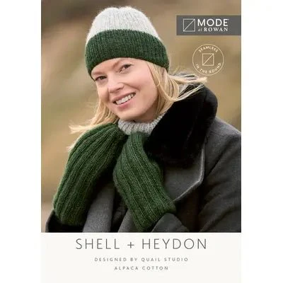MODE at Rowan Alpaca Cotton Pattern Booklets / Shell & Heydon Hat & Mittens