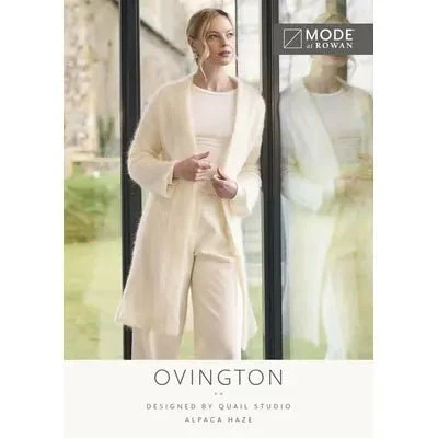 MODE at Rowan Alpaca Haze Pattern Booklets / Ovington Cardigan