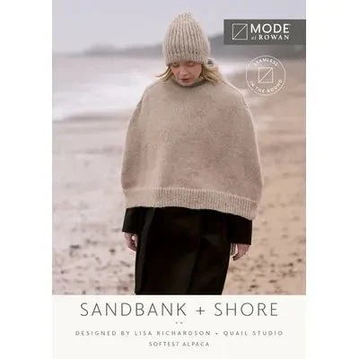 MODE at Rowan Softest Alpaca Pattern Booklets / Sandbank & Shore Hat & Poncho Set