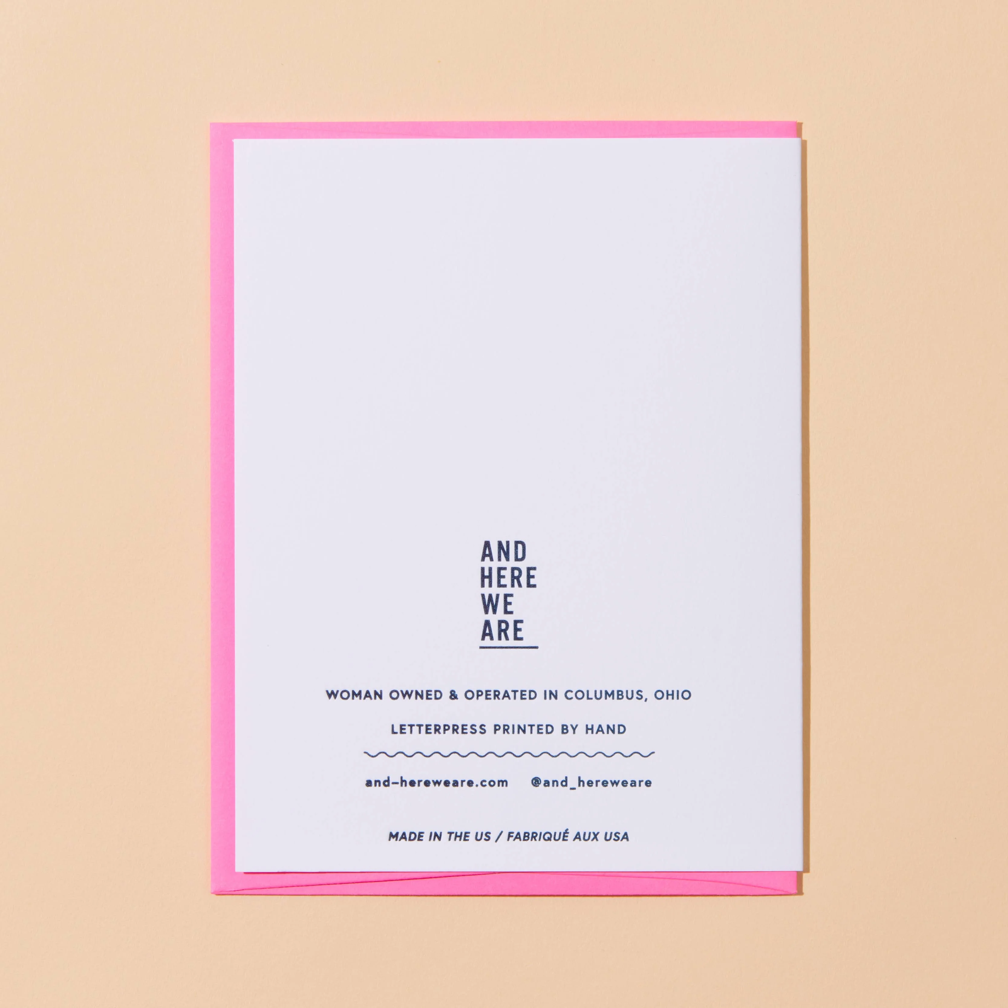 Mom Jeans Letterpress Greeting Card - Image 3
