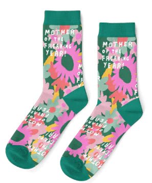 Mother of the Freakin Year Crew Socks - Small - Image 2