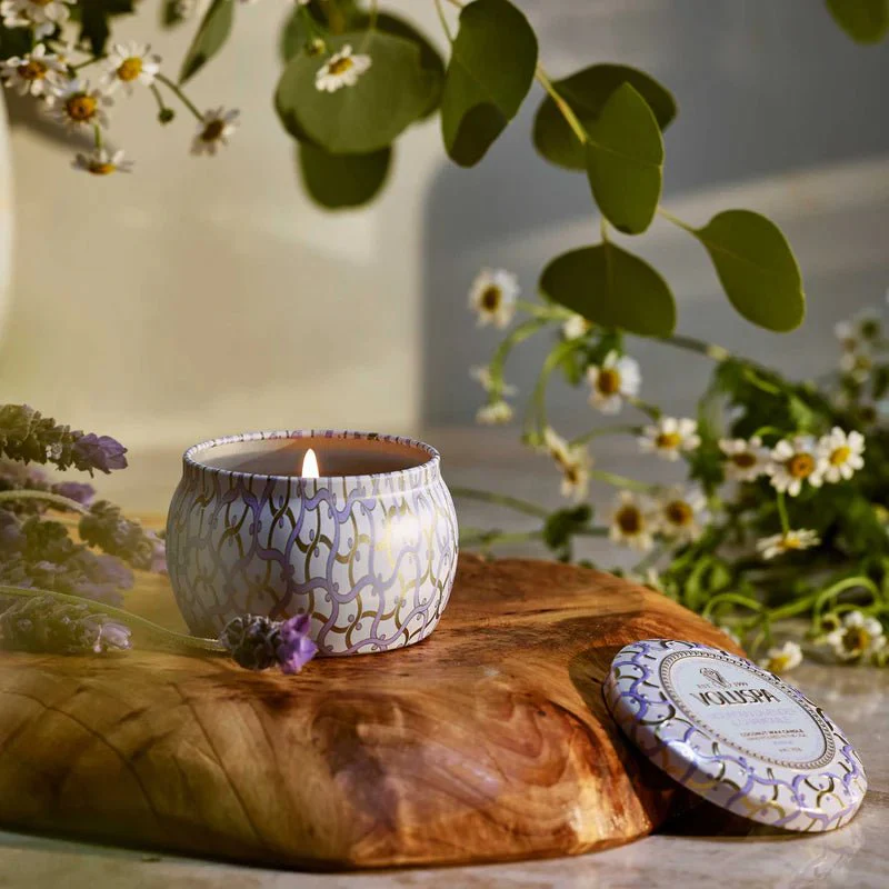 Mountain Lavender & Chamomile Mini Tin Candle - Image 3