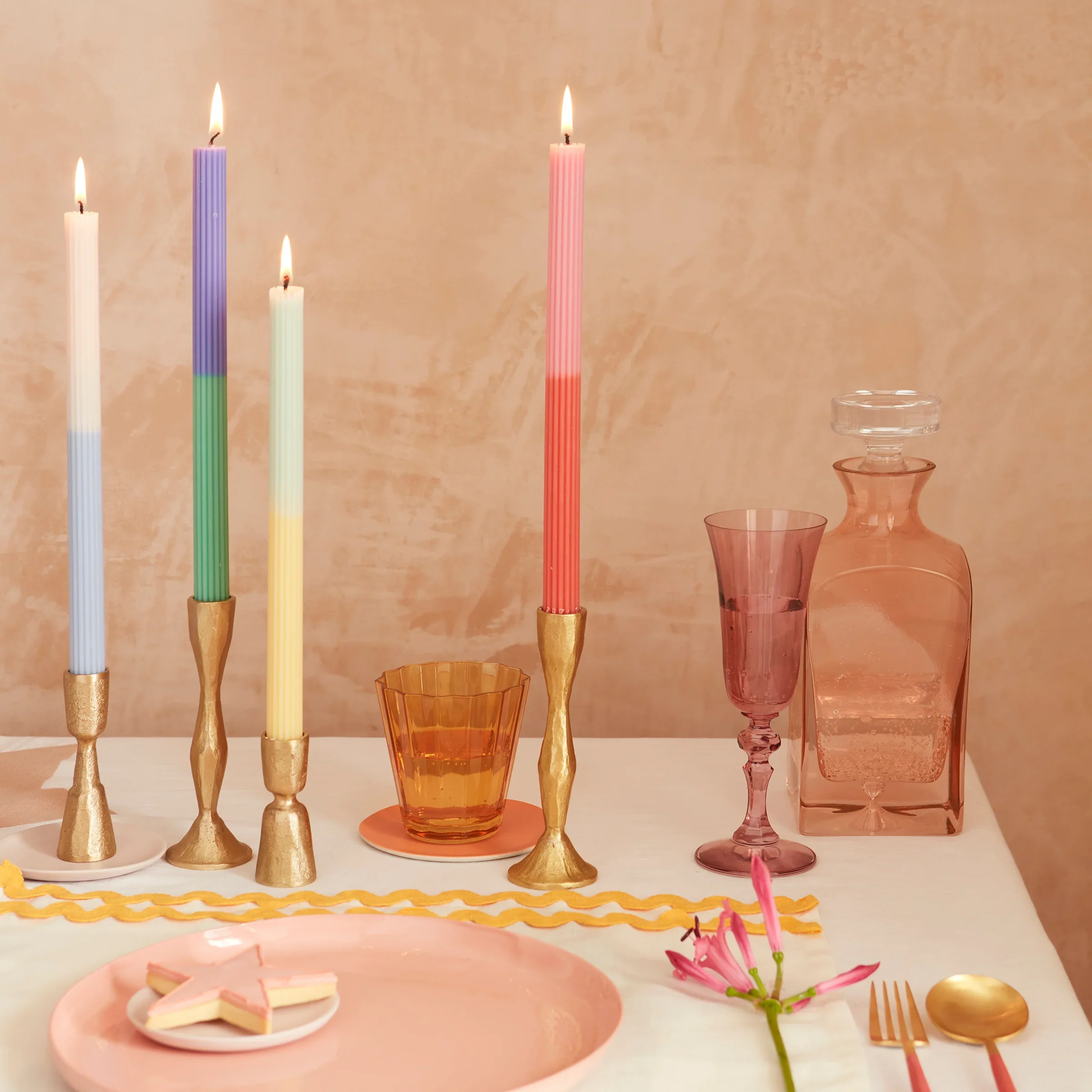 Multi Block Color Table Candles - Image 2