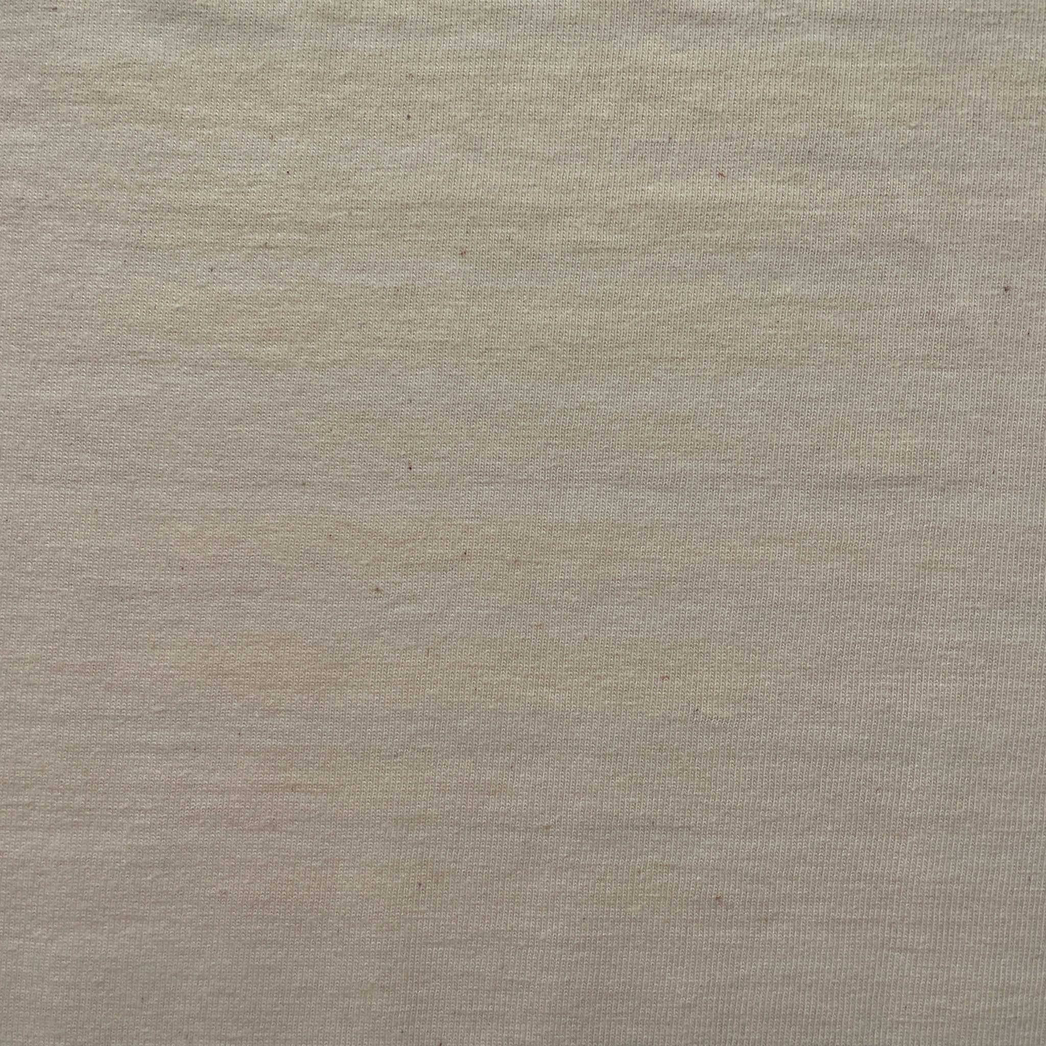 Natural Faint Stripe Cotton Jersey Knit - Image 2