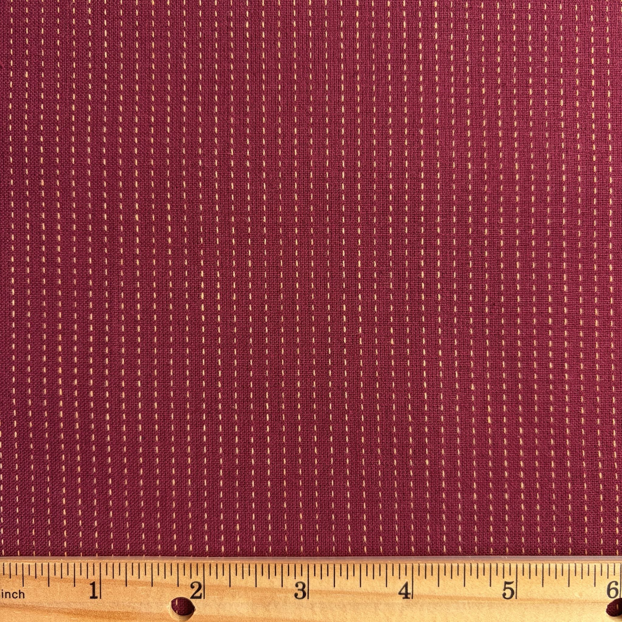 Nikko Topstitch / Wine - Image 3
