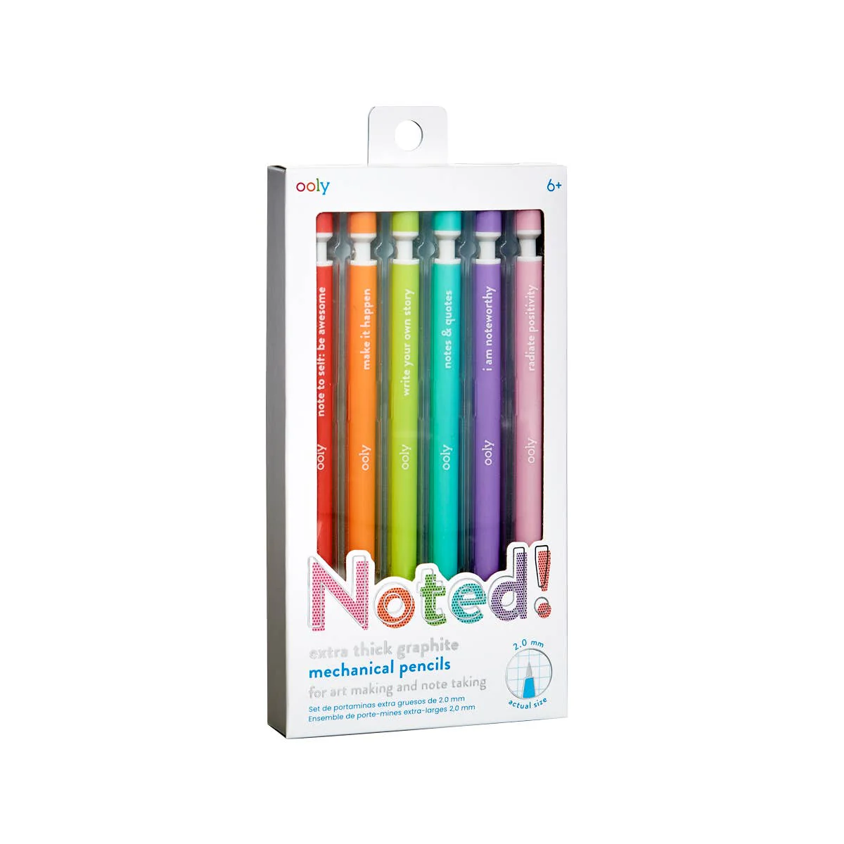 Noted! Graphite Mechanical Pencils - Set of 6 - Image 4