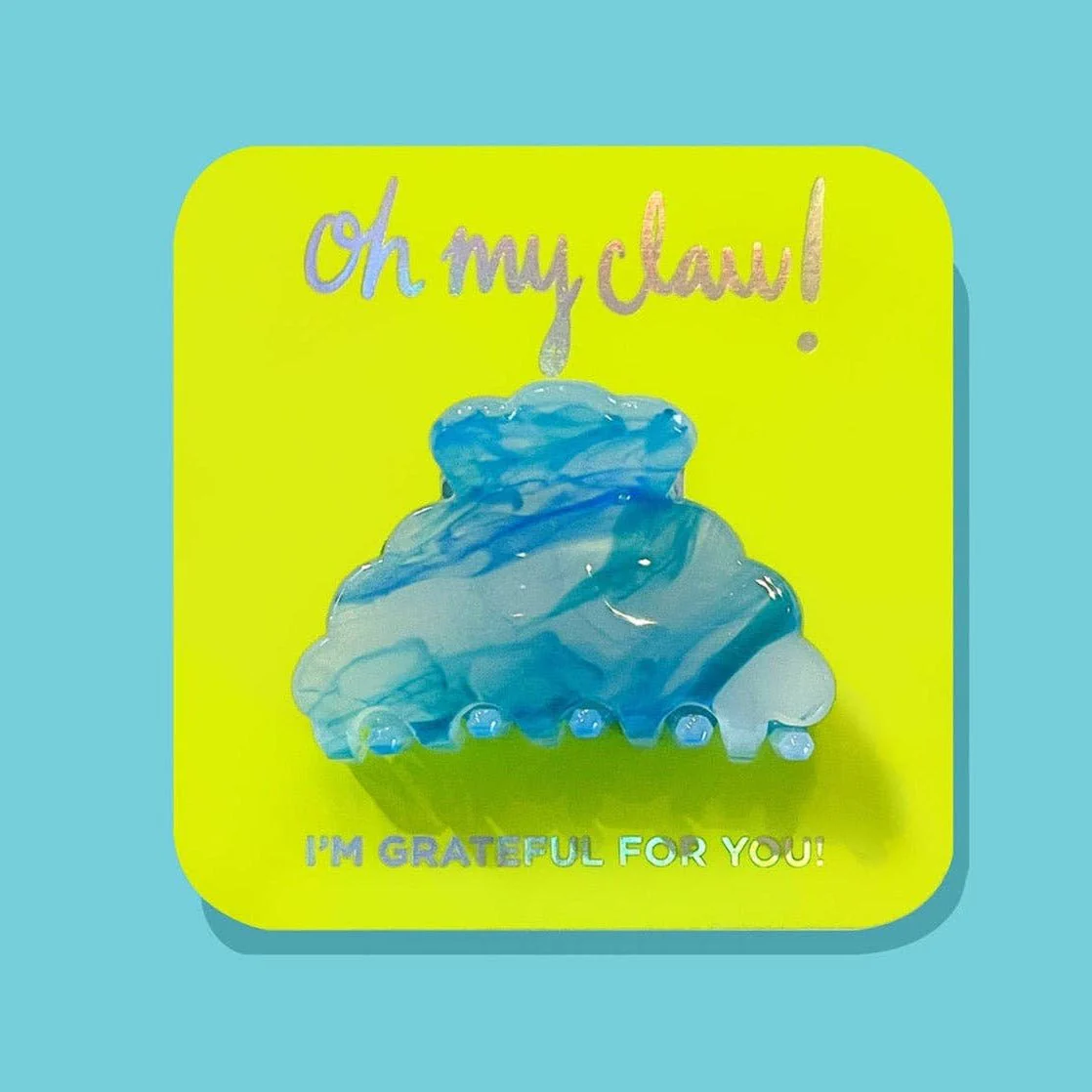 "I'm Grateful for You" Claw Clip