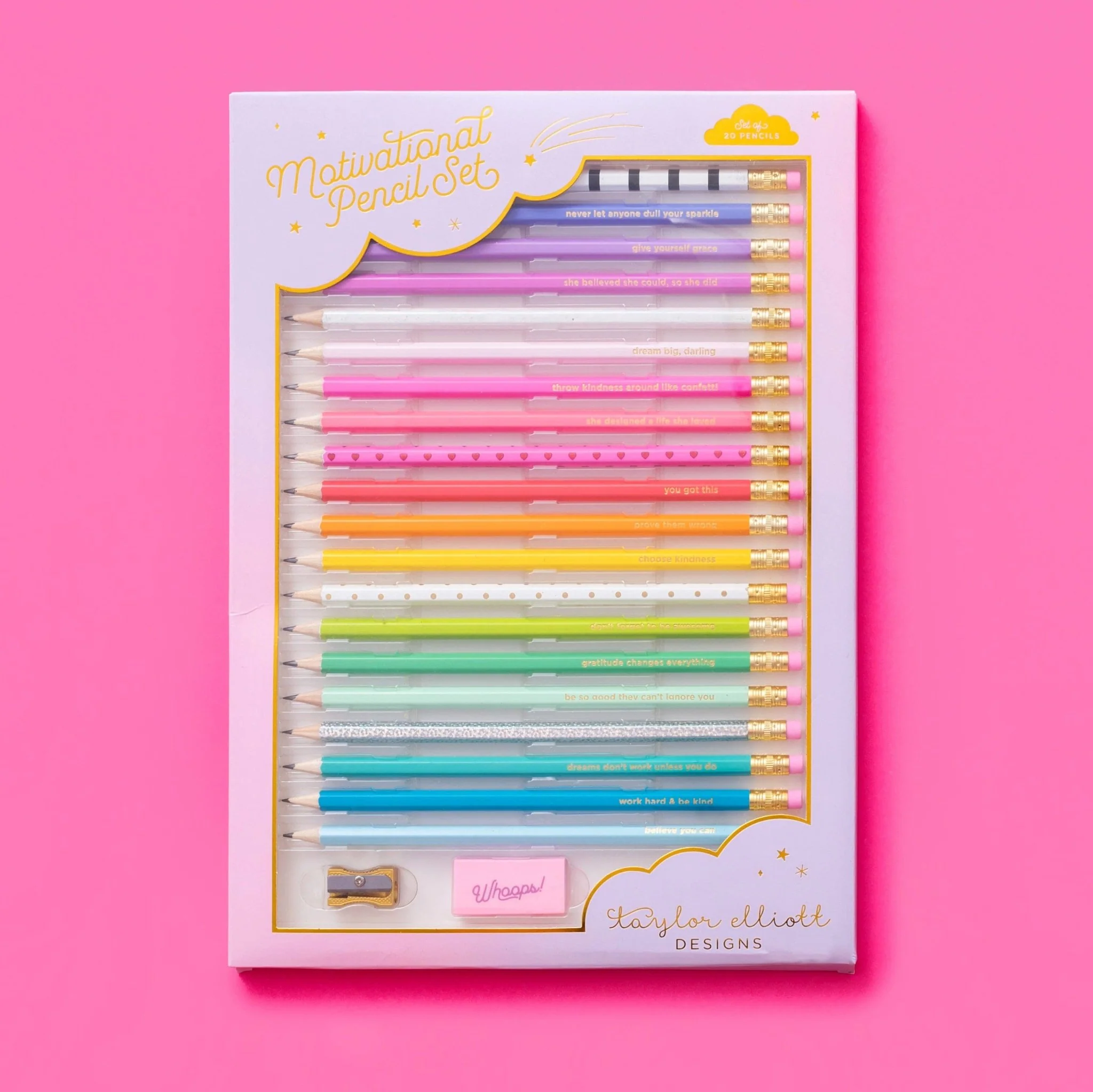Motivational Pencil Set
