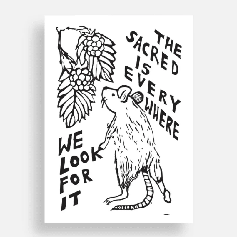 Sacred is everywhere Sticker
