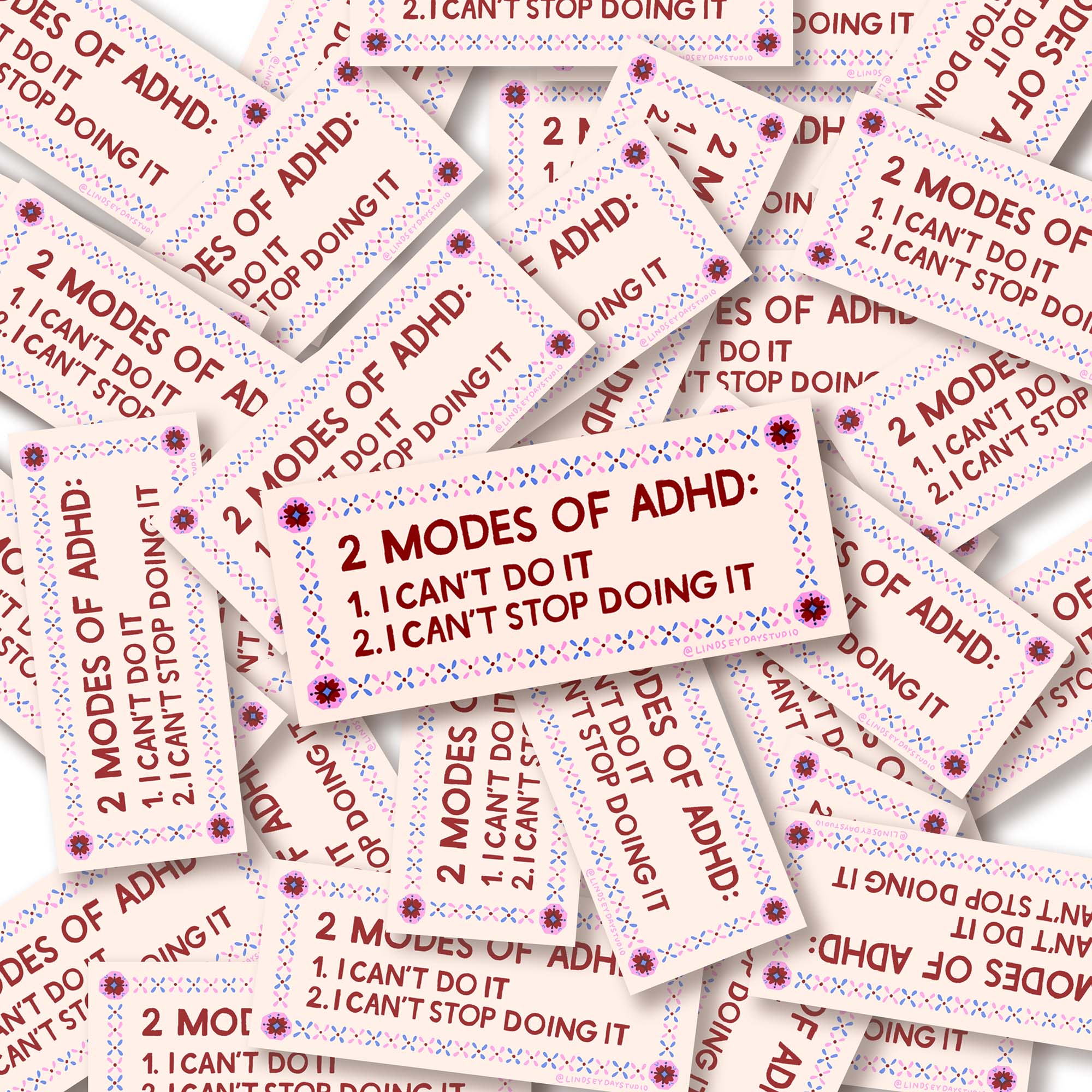 ADHD Mental Health Sticker - Image 9